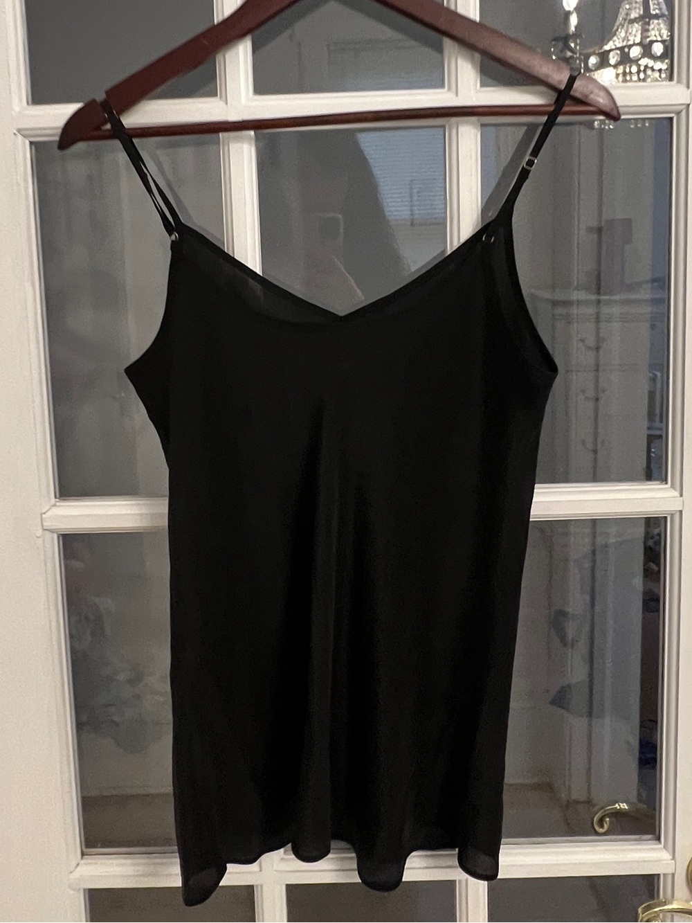 J. CREW Women's Black V-Neck Tank Top Size S - Picture 2 of 3